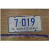 Image 1 : 1976 Saskatchewan Licence Plate