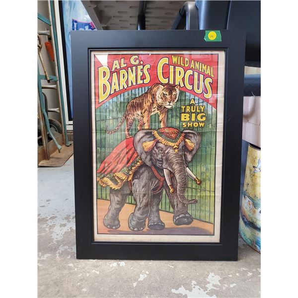 vintage circus poster 1960's