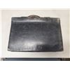 Image 2 : vintage black leather bag / briefcase 1920's