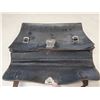 Image 3 : vintage black leather bag / briefcase 1920's