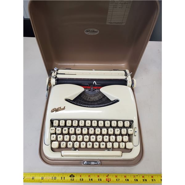cole steel portable typewriter 1960