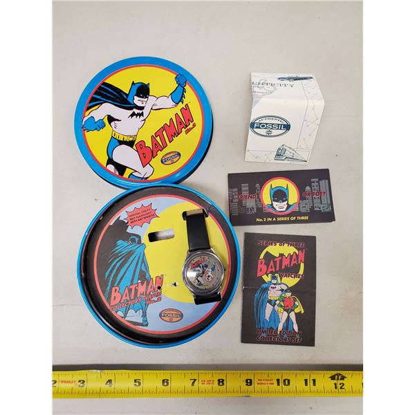 limited edition Fossil Batman watch