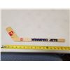 Image 1 : vintage Winnipeg Jets mini wooden hockey stick 1970's