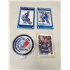 Image 1 : signed hockey cards & puck