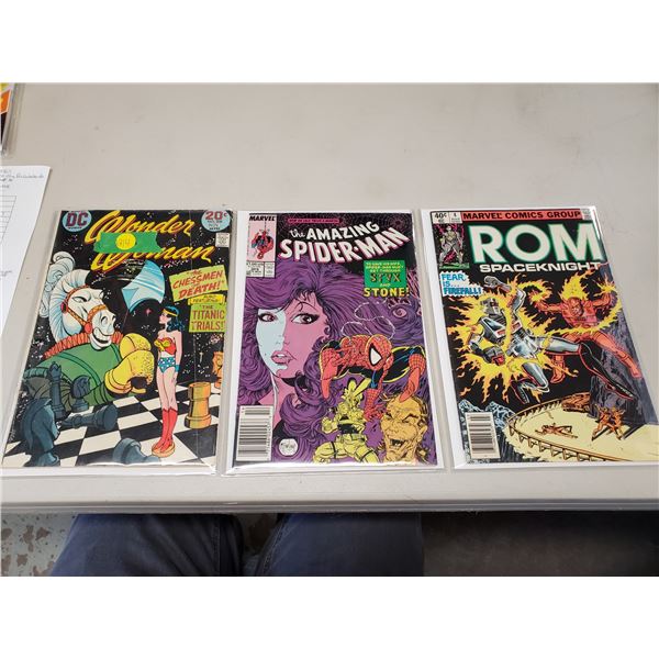3 vintage comic books