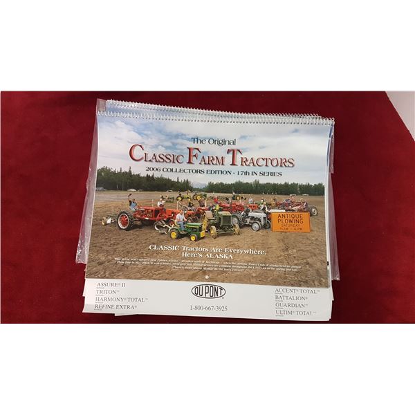 7 X Classic Farm Tractors Calendars & Misc.