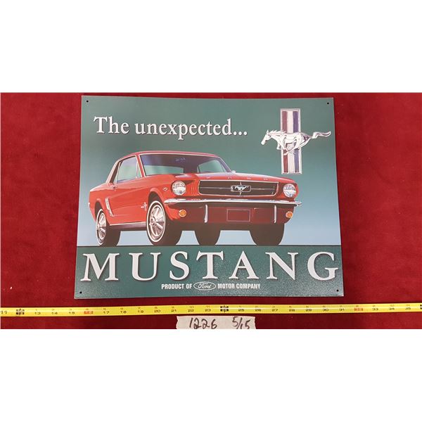 Mustang Tin Sign