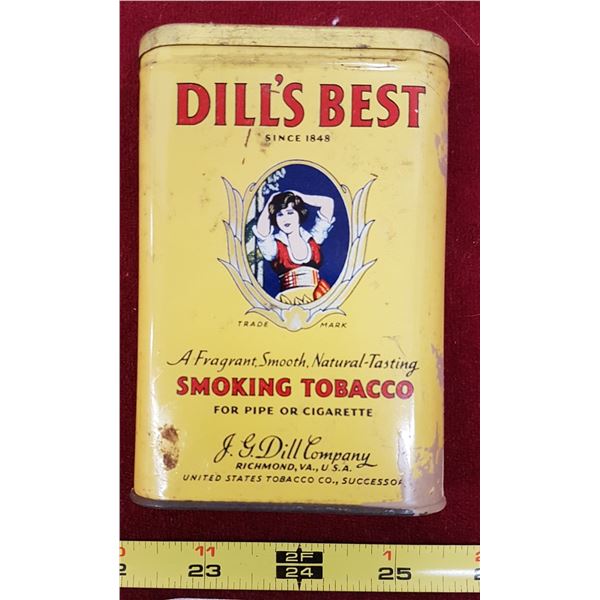 Dills Best Tobacco Tin
