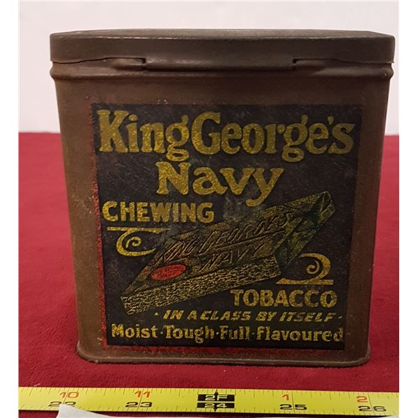 King George Tobacco Tin