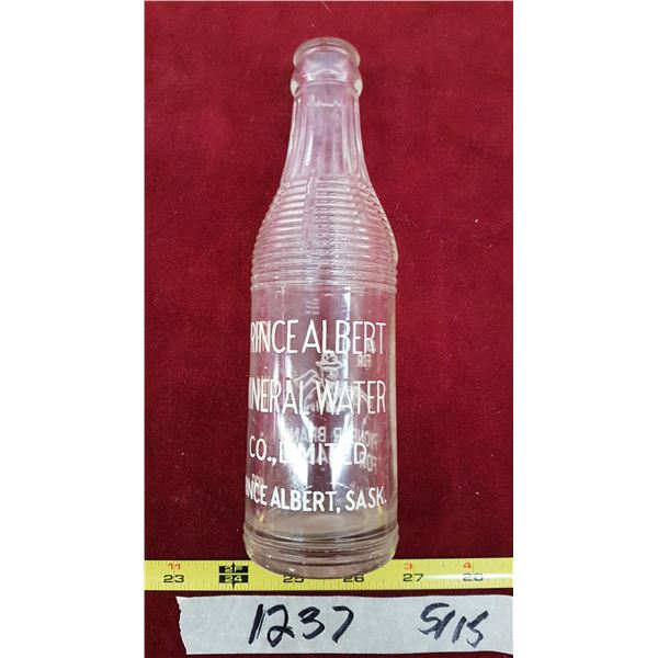 Prince Albert Mineral Water Co. Bottle
