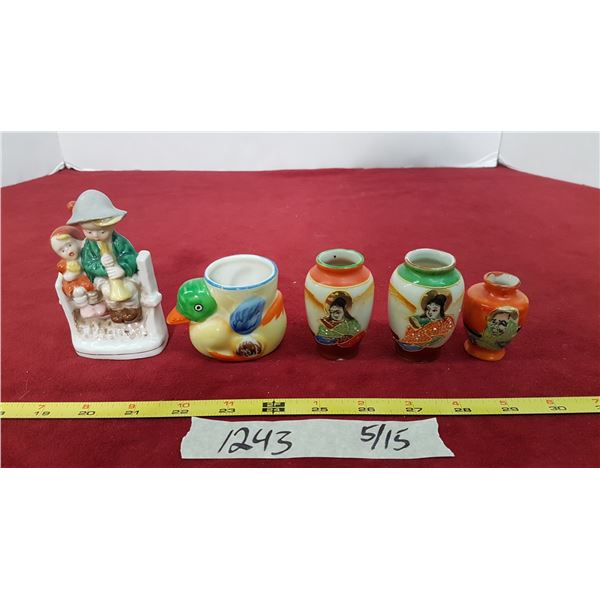 5 Occupied Japan Figurines