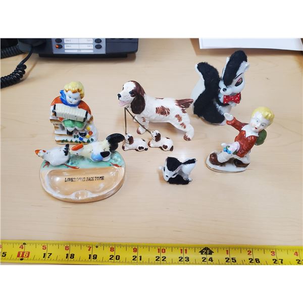 Lot of figurines, some made in Japan