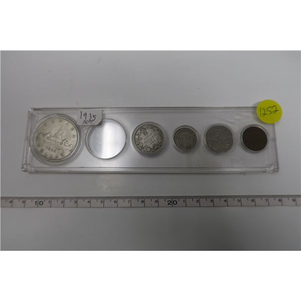 1935 Canadian Coin Set 5Piece