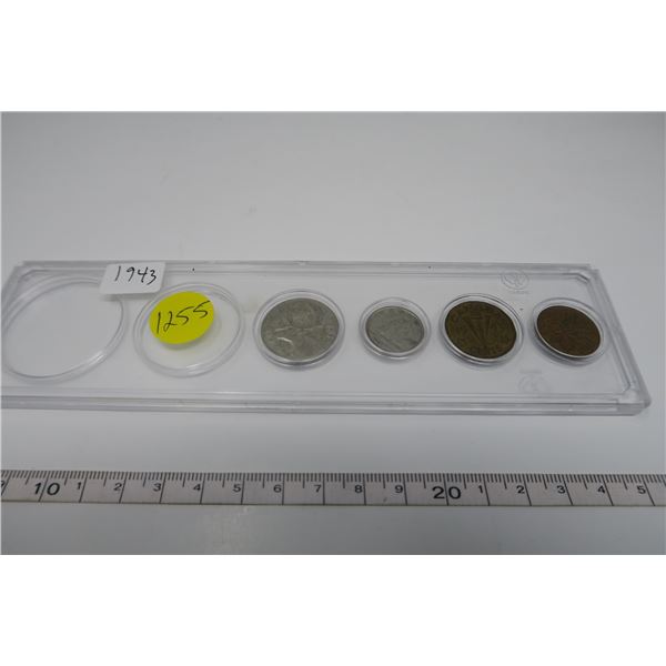 1943 Canadian Coin Set 4 Piece