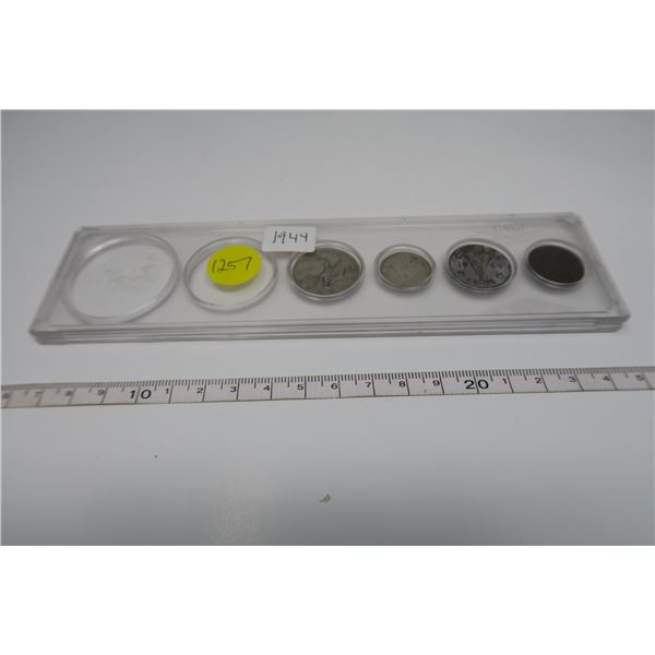 1944 Canadian Coin Set 4 Piece