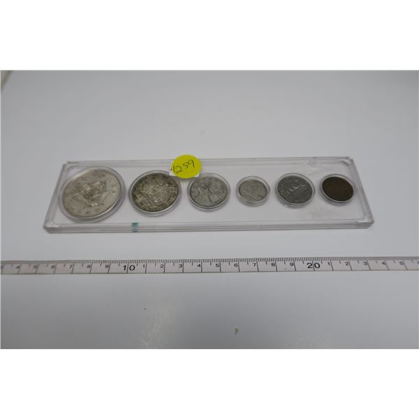 1949 Canadian Coin Set 6 Piece