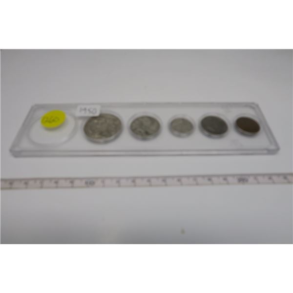 1950 Canadian Coin Set 5 Piece