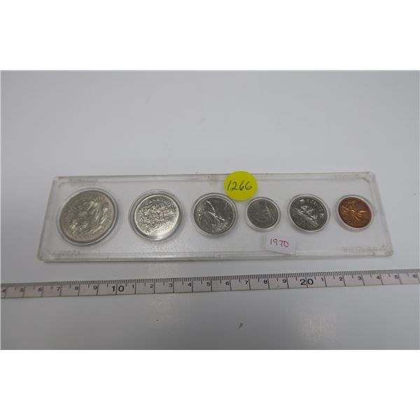 1970 Canadian Coin Set 6 Piece
