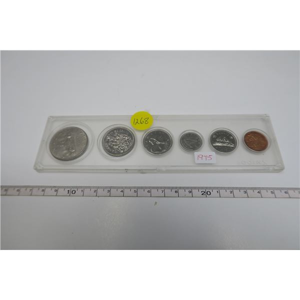 1975 Canadian Coin Set 6 Piece