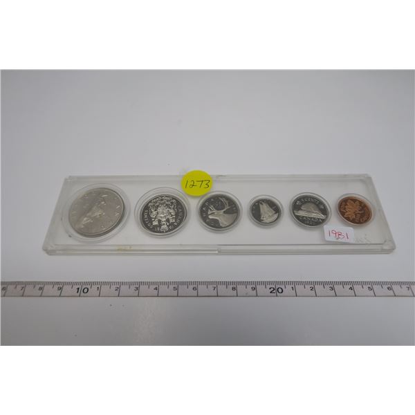 1981 Canadian Coin Set 6 Piece