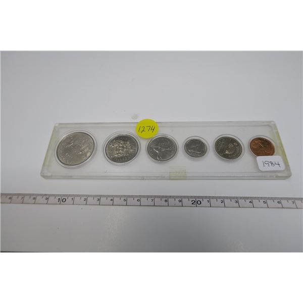 1984 Canadian Coin Set 6 Piece