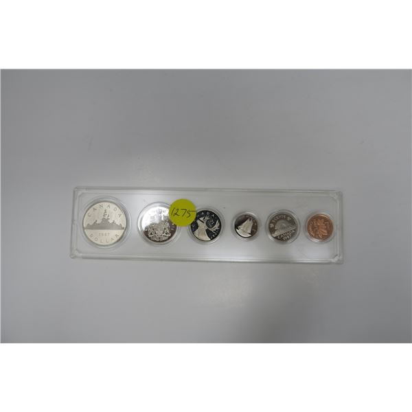 1987 Canadian Coin Set 6 Piece