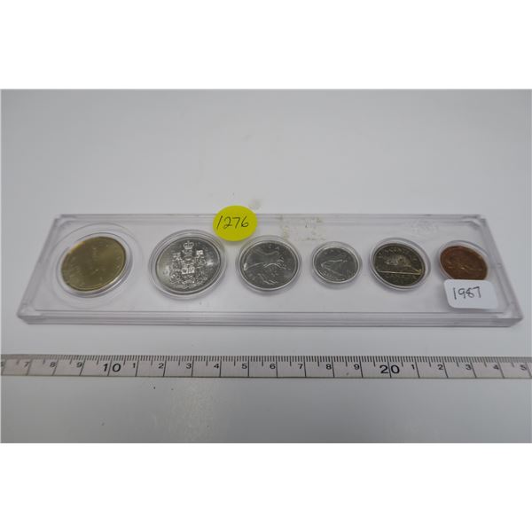 1987 Canadian Coin Set 6 Piece