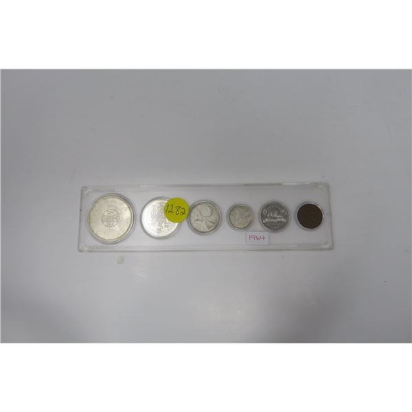 1964 Canadian Coin Set 6 Piece