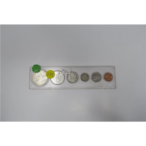 1965 Canadian Coin Set 6 Piece Small Beads Blunt 5