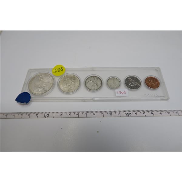 1965 Canadian Coin Set 6 Piece Small Beads Blunt 5