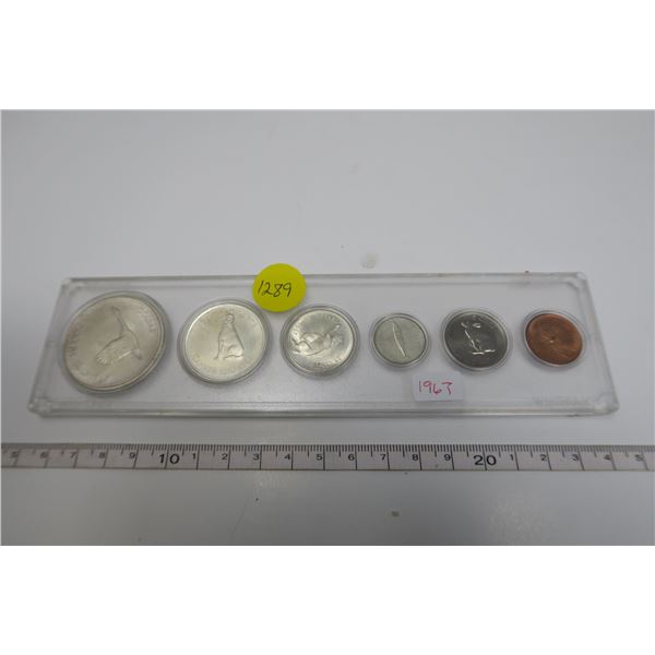 1963 Canadian Coin Set 6 Piece Animal Heads