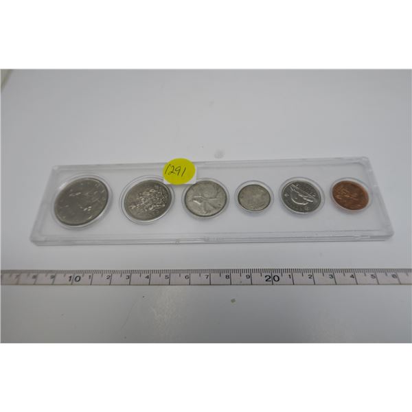 1968 Canadian Coin Set 6 Piece