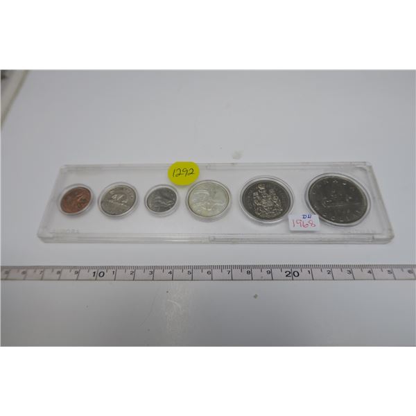 1968 Canadian Coin Set 6 Piece