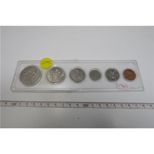 1969  Canadian Coin Set 6 Piece