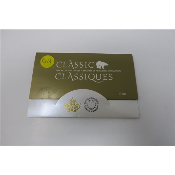2018 Uncirculated Canadian Coin Set 6 Piece