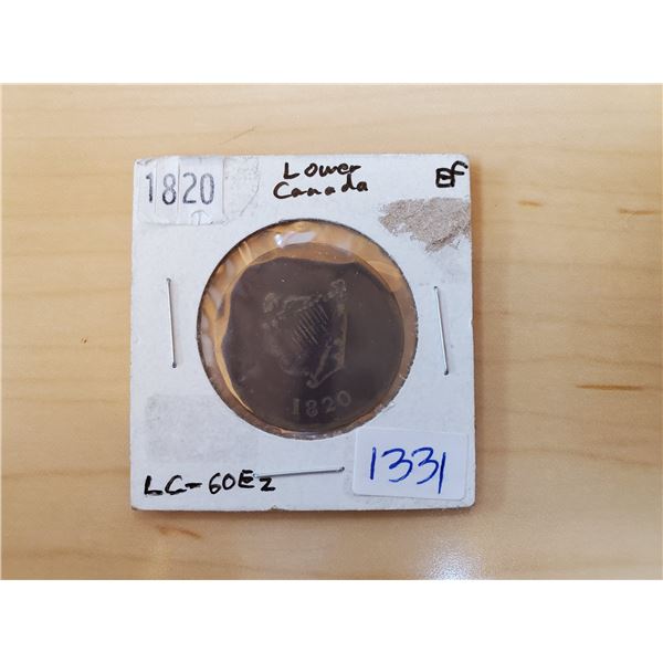 1820 lower canada token