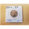 Image 1 : 1920 buffalo nickel (holed)