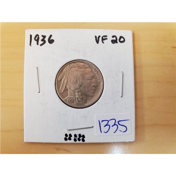 1936 buffalo nickel