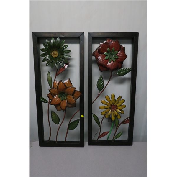 Hanging Flower Art Décor X2  12.5"X31"