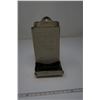 Image 1 : Tin Matchbox Holder with Matchbox and Matches