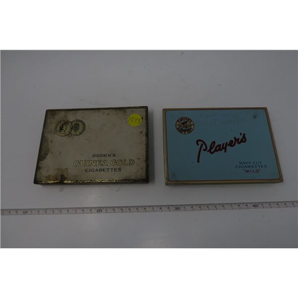 Tobacco Tins X 2 Guinea Gold and Players