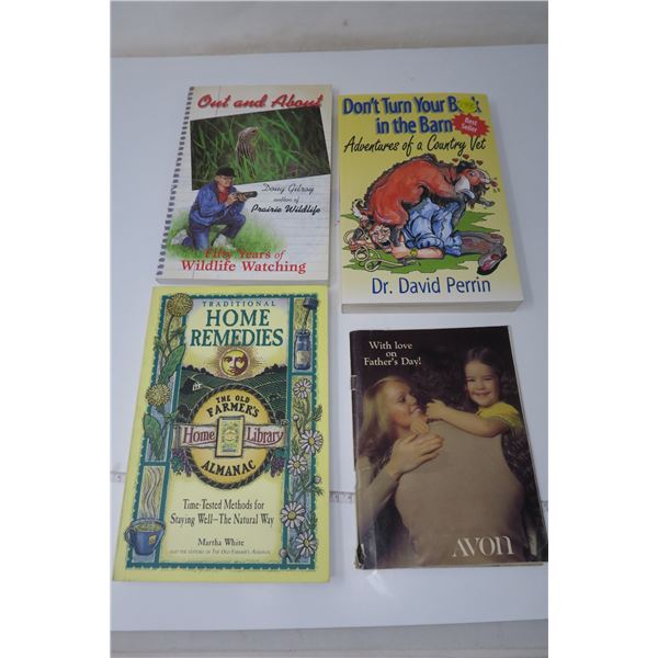 4 Books  Farmer's Almanac, Avon and Others