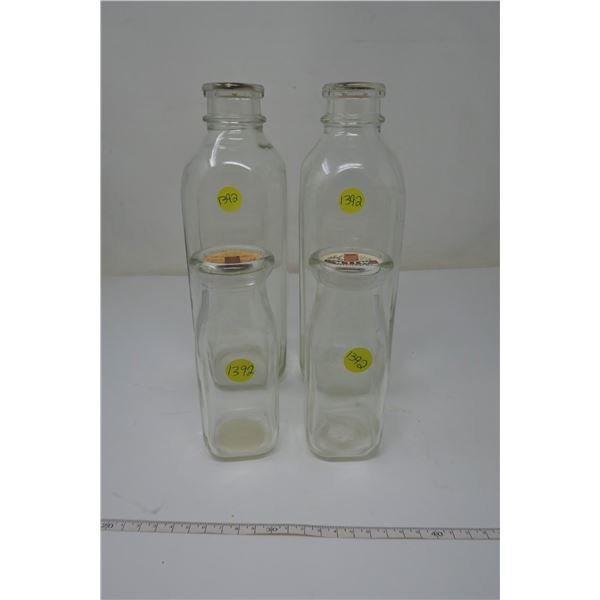 4 X Classic Milk Juggs 2 Small and 2 Large