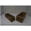 Image 3 : 2 X Wood Kraft Cheese Boxes