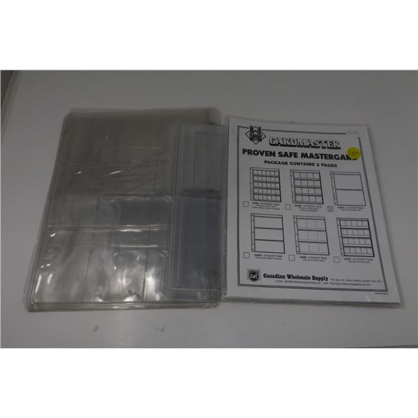 15+ Piece Stack of Coin Collecting 2 Pocket Pages