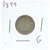 Image 1 : 1899 Canadian Silver 10 Cent Coin (G)