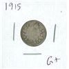 Image 1 : 1915 Canadian 10 Cent Coin (G+)