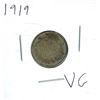 Image 1 : 1919 Canadian Silver 10 Cent Coin (VG)