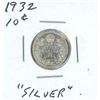 Image 1 : 1932 Canadian Silver 10 Cent Coin