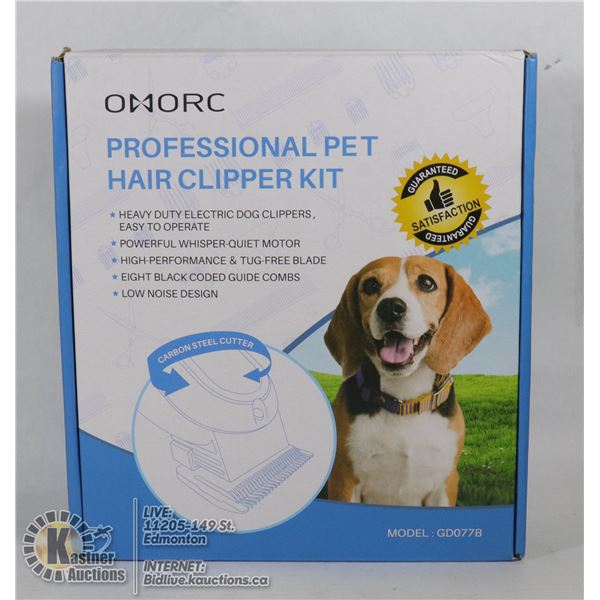 NEW PROFESSIONAL PET HAIR CLIPPER